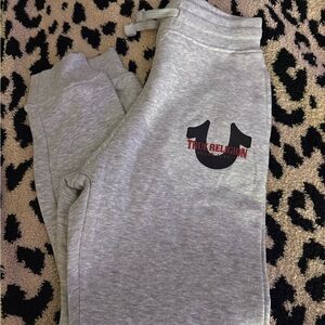 True Religion Kids Light Gray Joggers